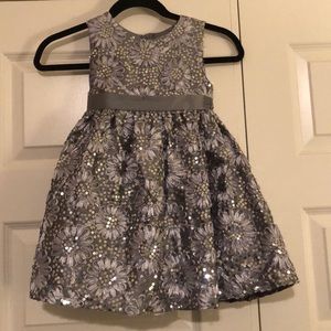 Excellent condition grey sequin dress!
